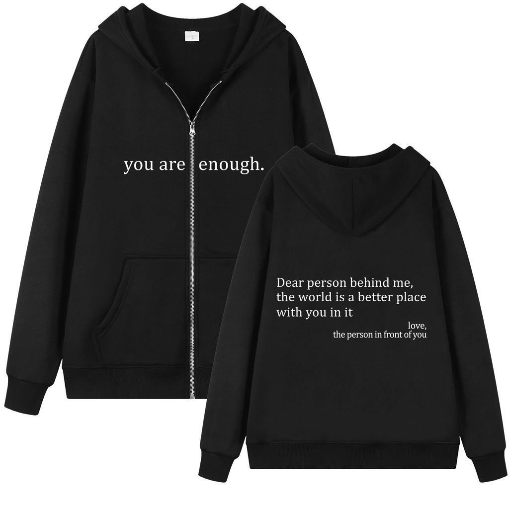 Emotional Zipper Hoodie